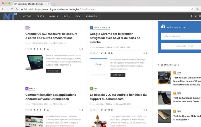 Chrome marquera bientôt tous les sites HTTP comme « Non sécurisé »